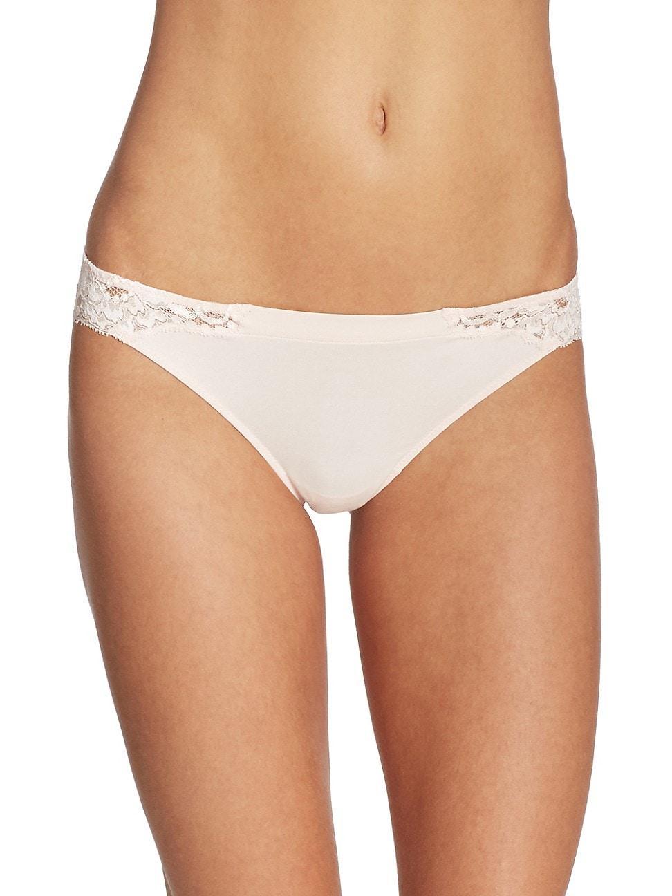 Womens Souple Leavers Lace Thong Product Image