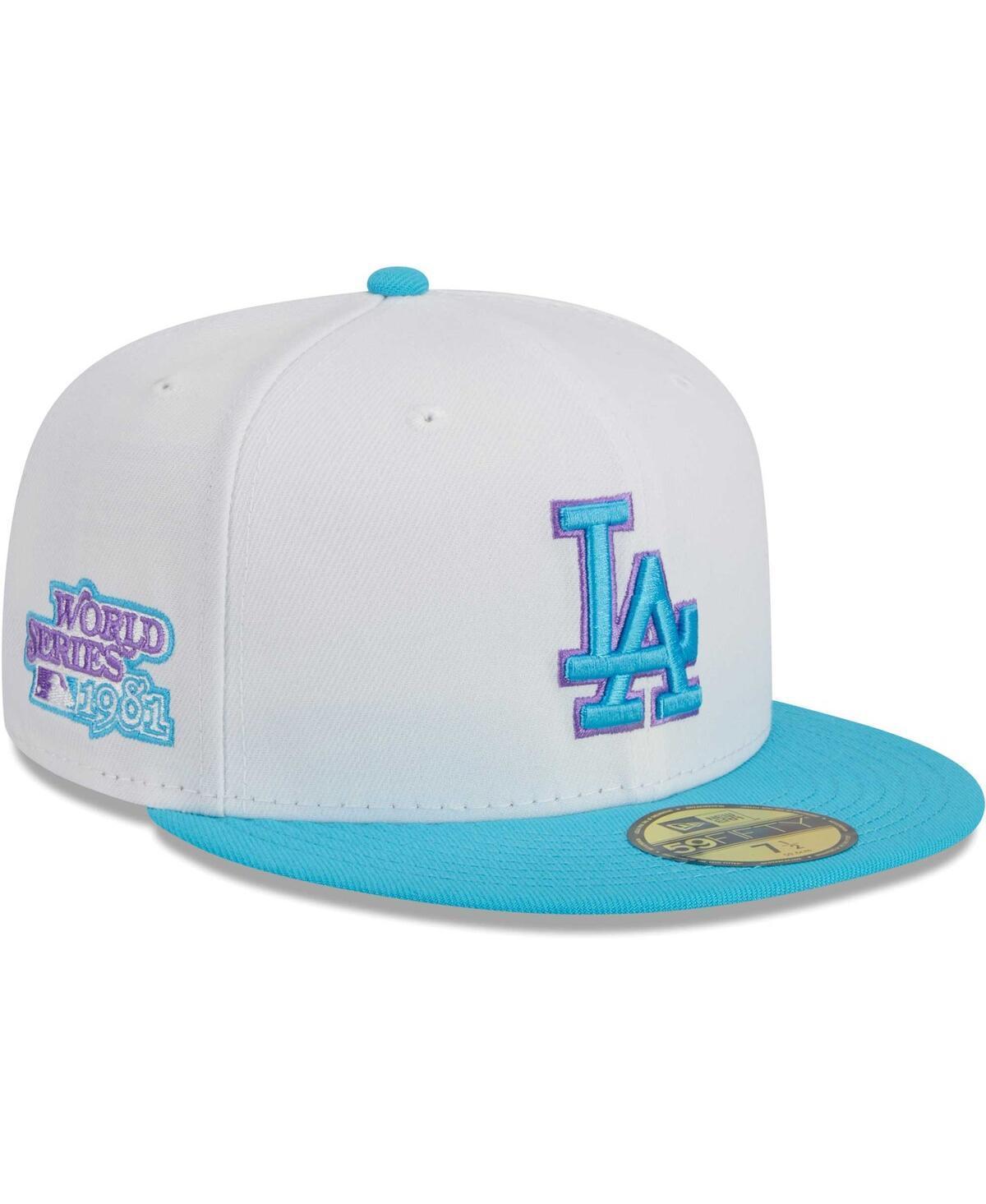 Mens New Era White Los Angeles Dodgers Vice 59FIFTY Fitted Hat Product Image