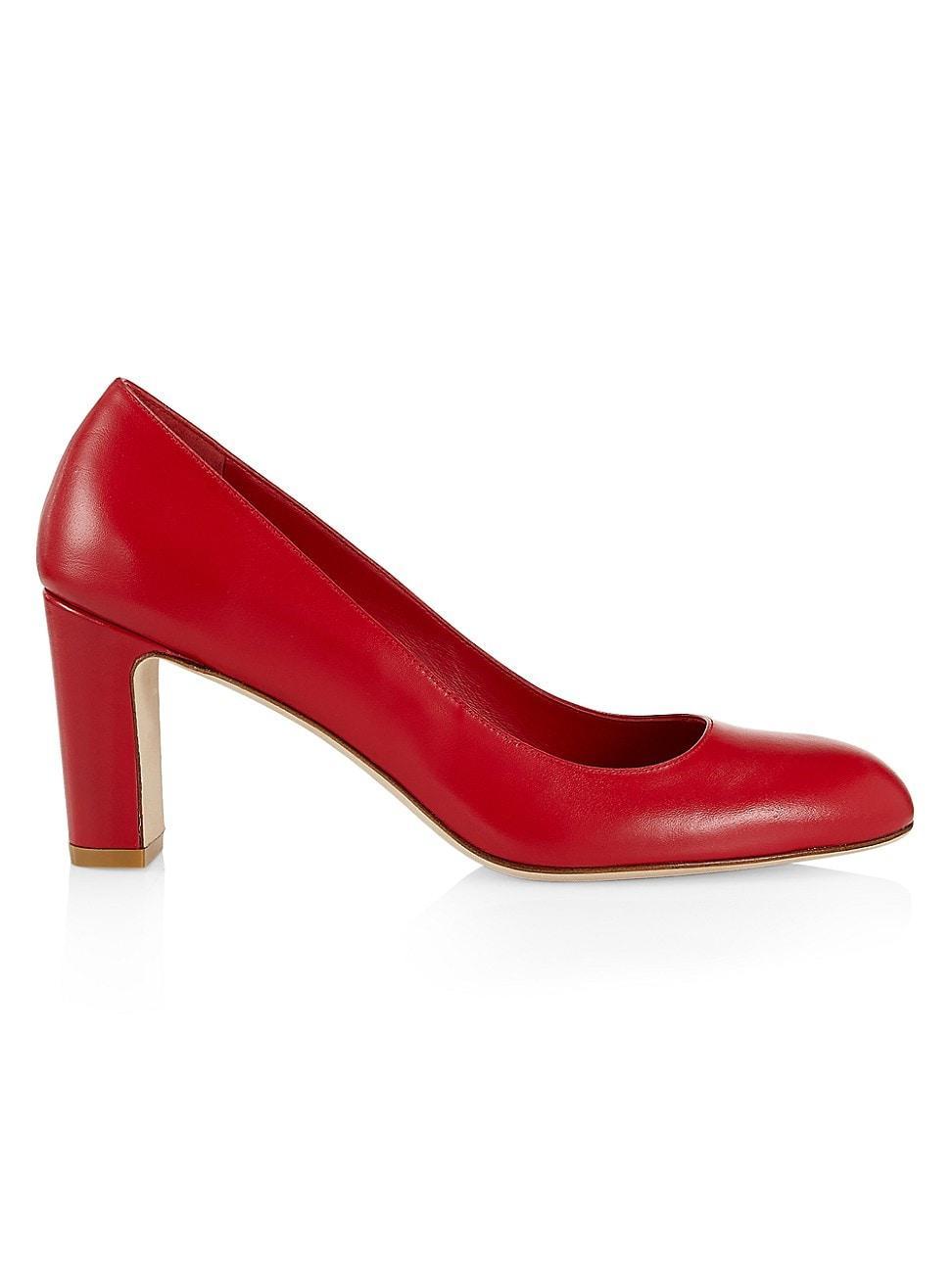 Womens Vida 75MM Leather Pumps Product Image