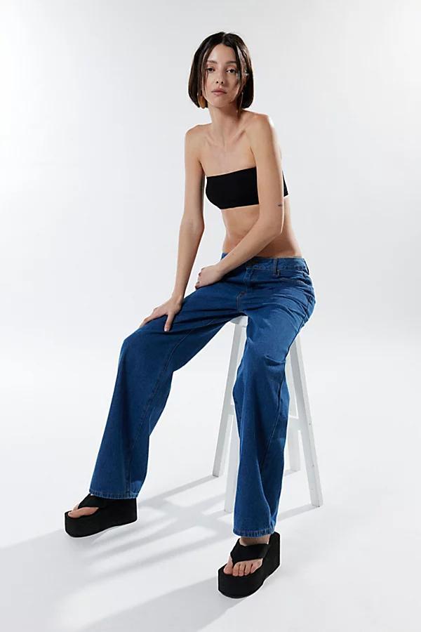 Lioness Top Model Low-Rise Straight Leg Jean Womens at Urban Outfitters product image