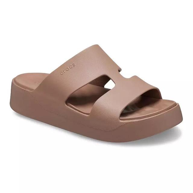 Crocs Getaway Womens Platform H-Strap Sandals Product Image