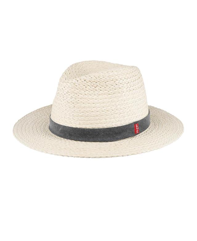 Mens Levis Red Tab Denim Straw Panama Hat Product Image