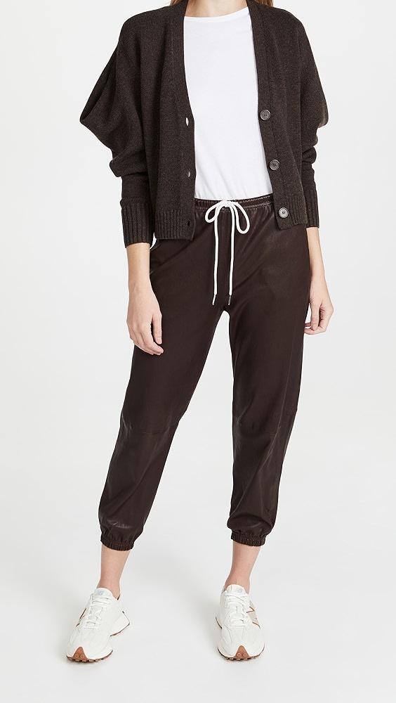 SPRWMN Leather Drawstring Joggers | Shopbop Product Image