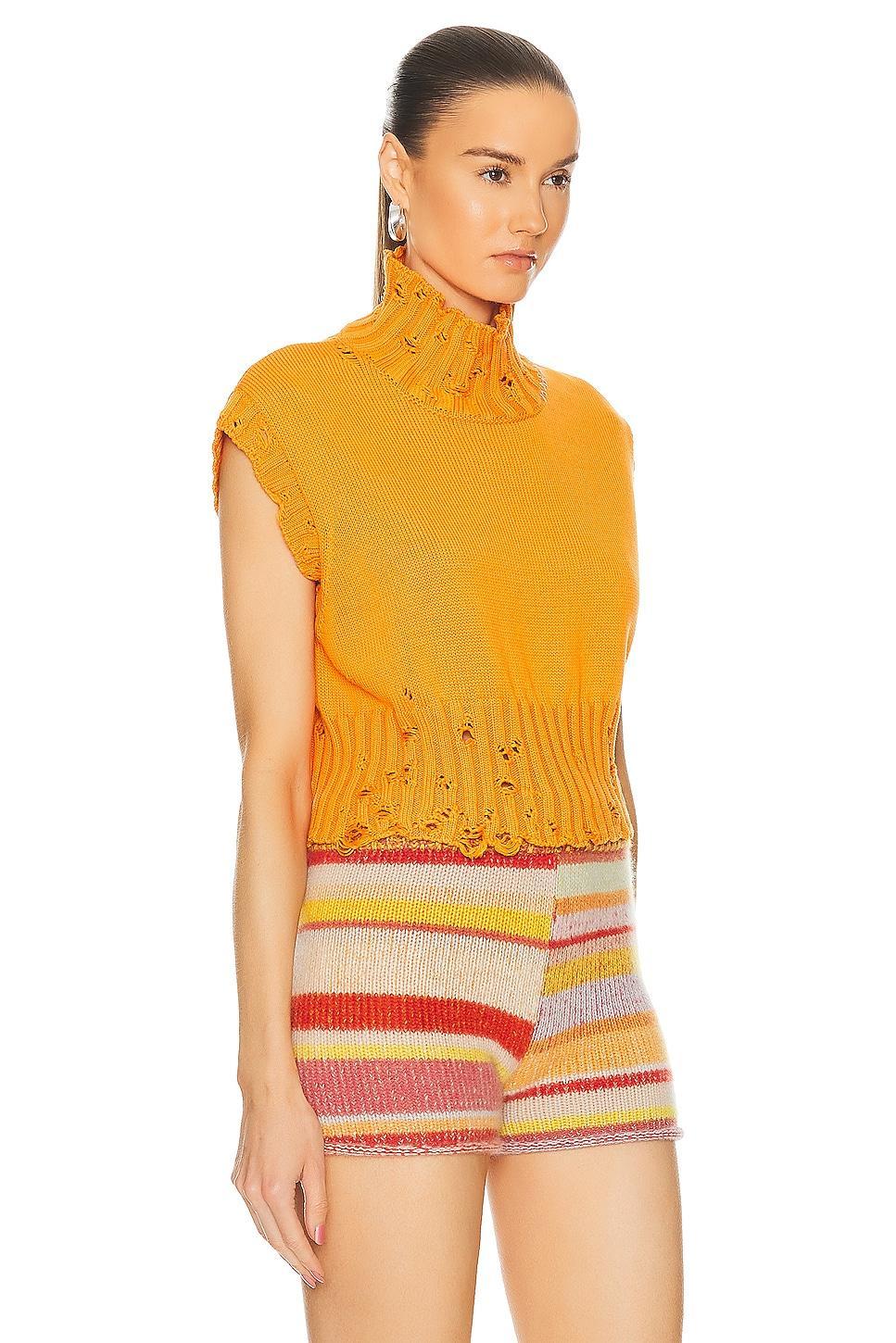 Marni Turtleneck Sweater in Orange Product Image