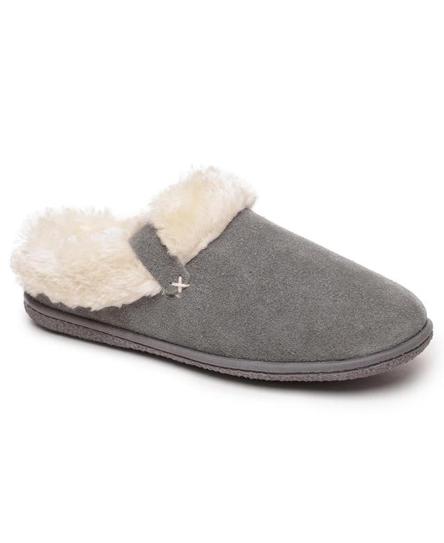 Minnetonka Womens Camp Collar Scuff Slippers Product Image