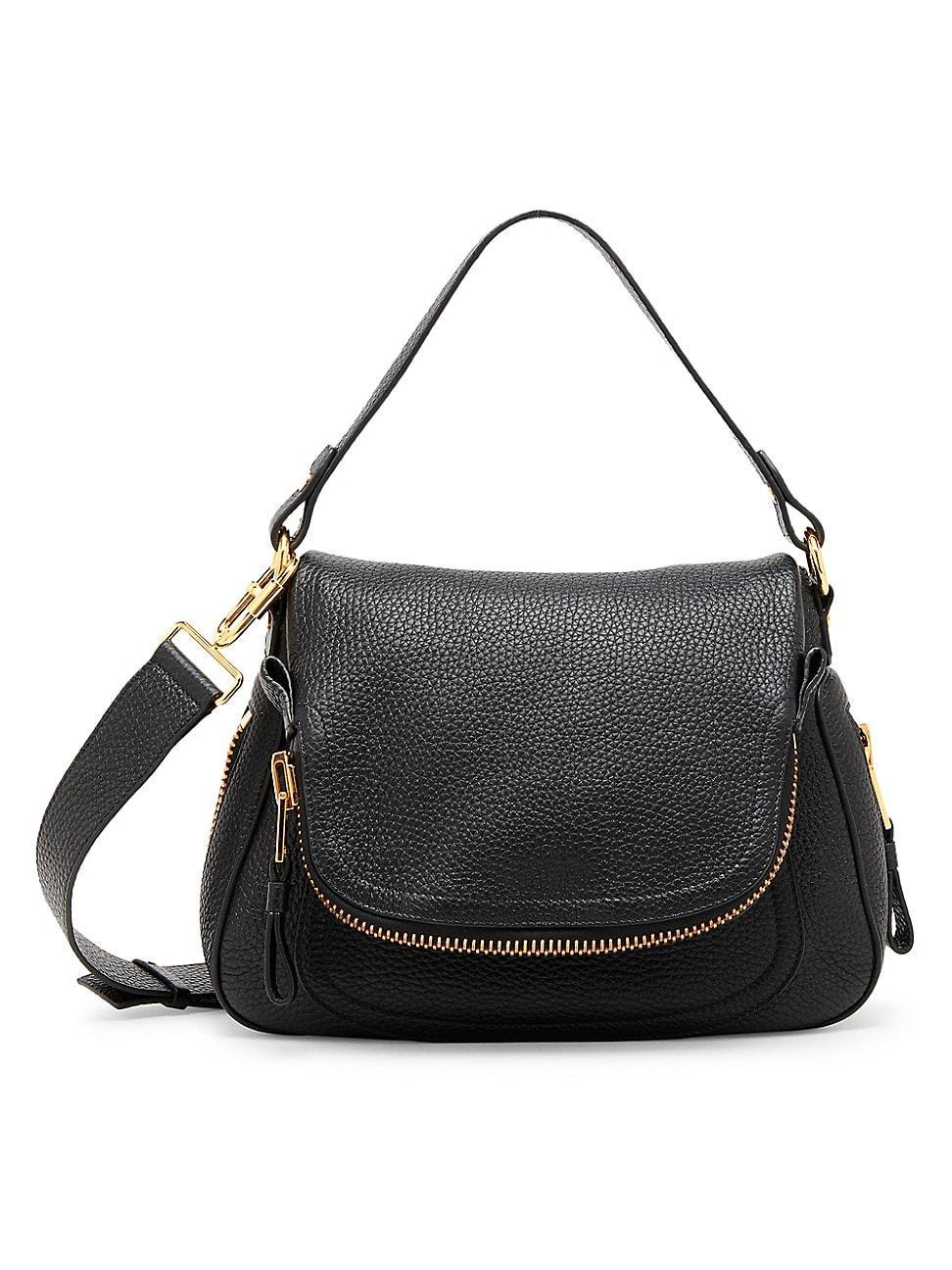 TOM FORD Medium Jennifer Grained Leather Shoulder Bag Product Image