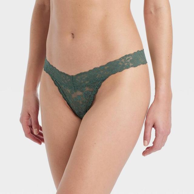 Womens Allover Lace Thong - Auden XL Product Image