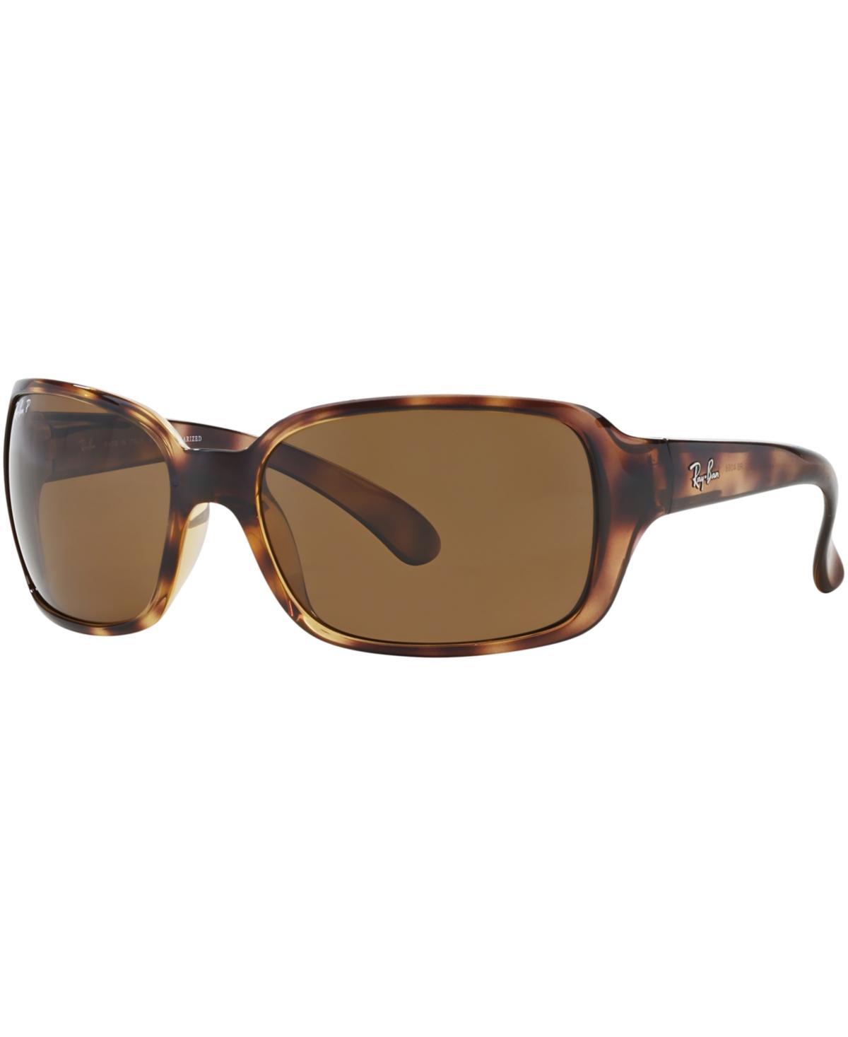 Ray-Ban RB4068 Sunglasses frame Brown lenses polarized Product Image