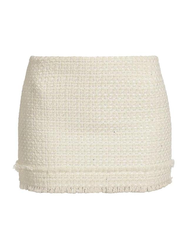 Womens Ecenia Tweed Miniskirt Product Image