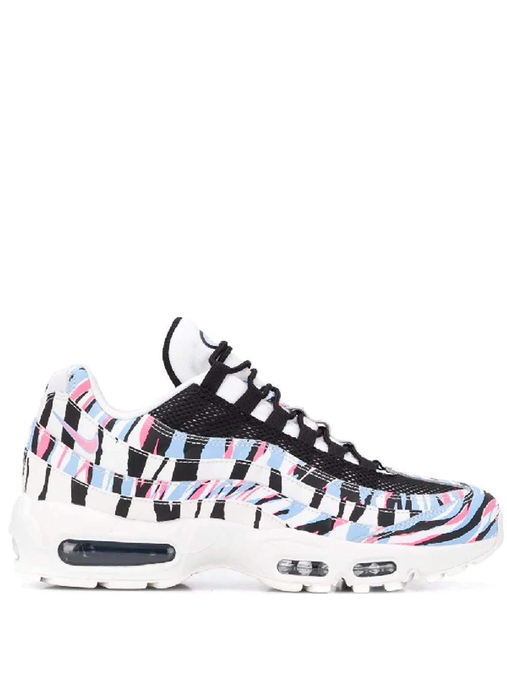 Air Max 95 Textile Trainers In White Product Image