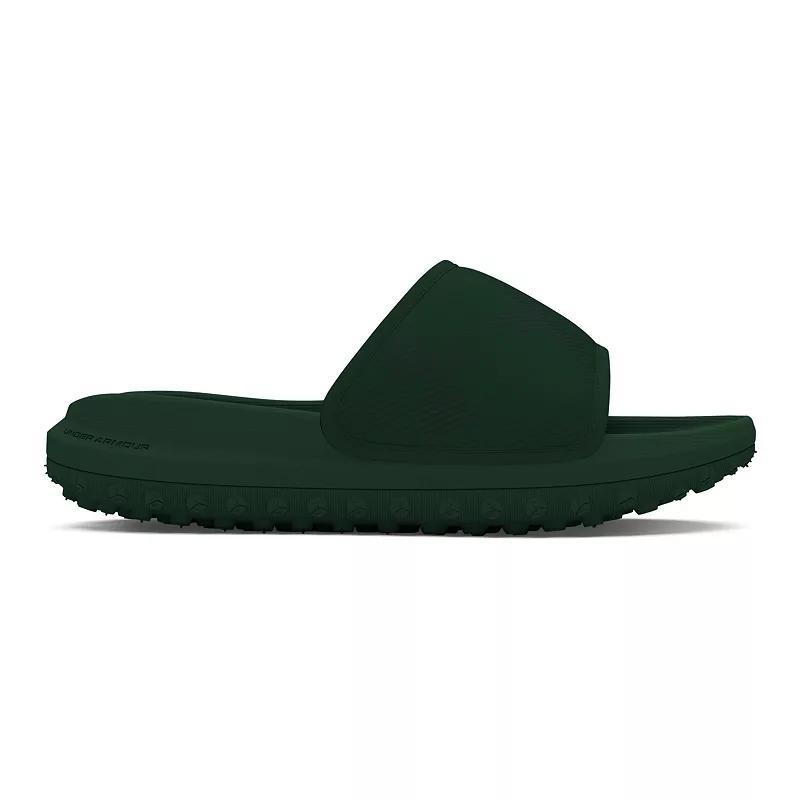 Under Armour Summit Fat Tire Sway Slides, Mens Green Green Product Image