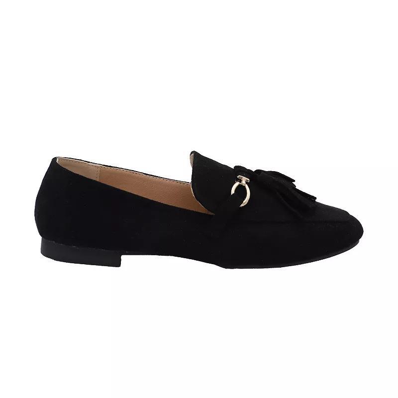 Yoki Edline-44 Womens Tassel Loafers Product Image