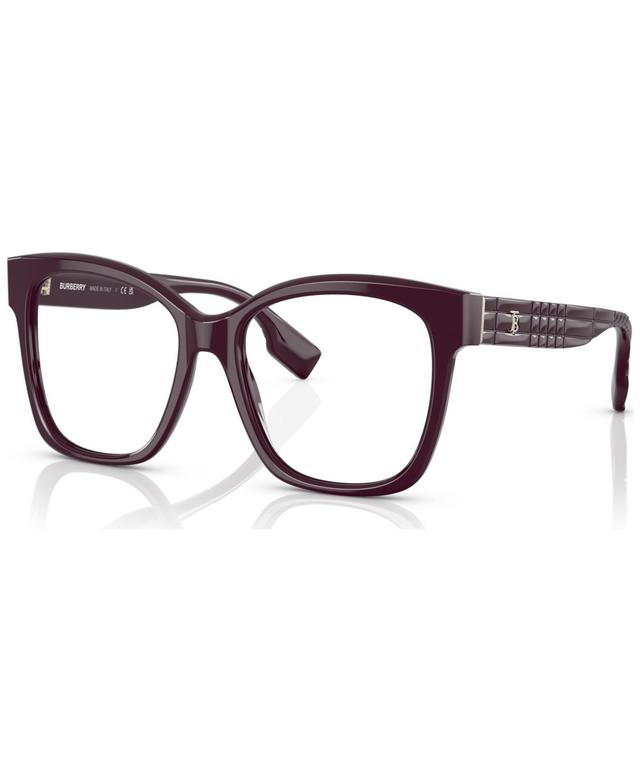 BURBERRY Women's Square Eyeglasses, Be236351-o In Bordeaux Product Image