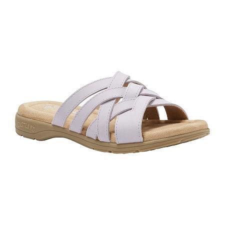 Eastland Womens Hazel Slide Sandal -NAVY NUBUC Product Image