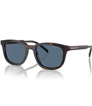 Prada Mens PRA21SF 55mm Tortoise Pillow Sunglasses Product Image