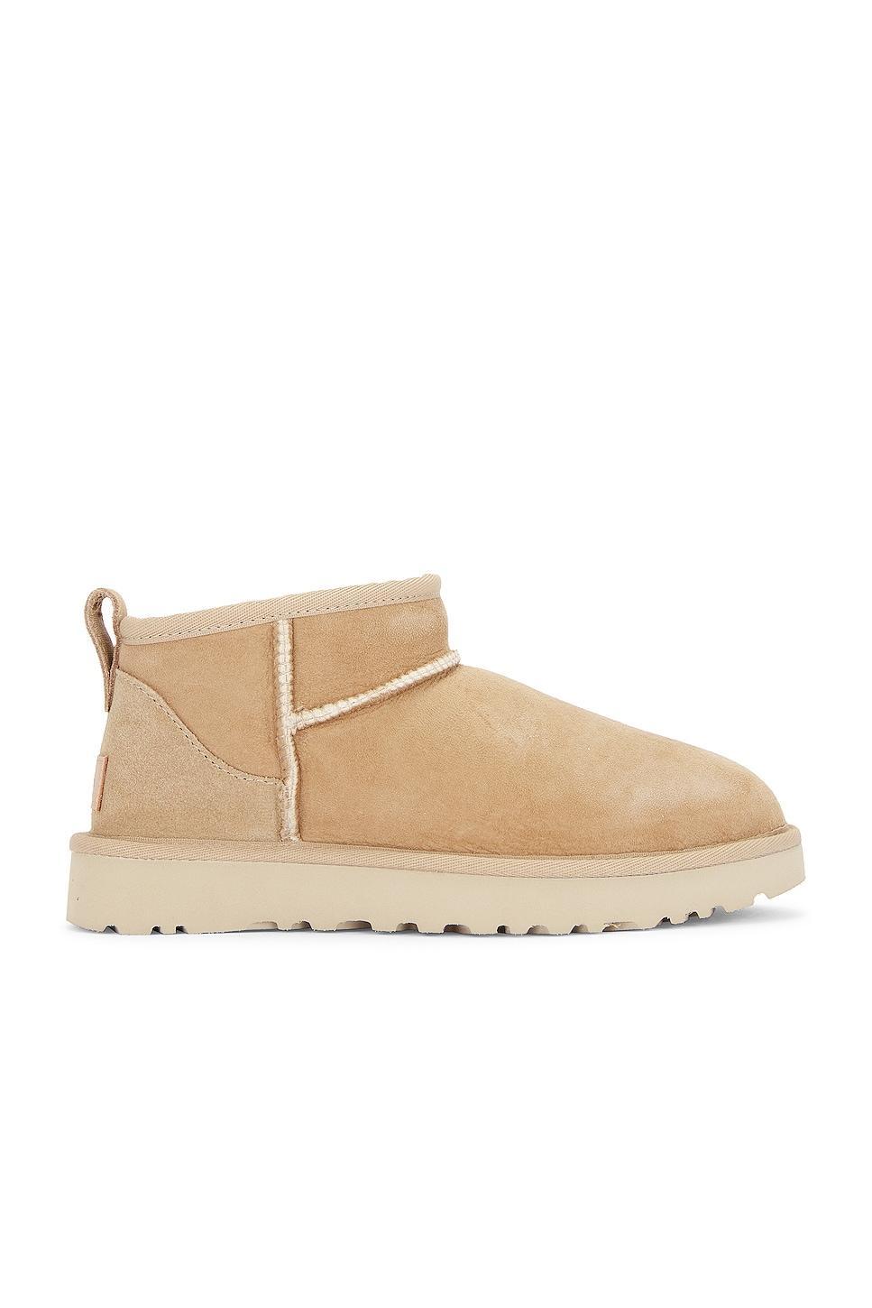 UGG Classic Ultra Mini Boot in Beige Product Image