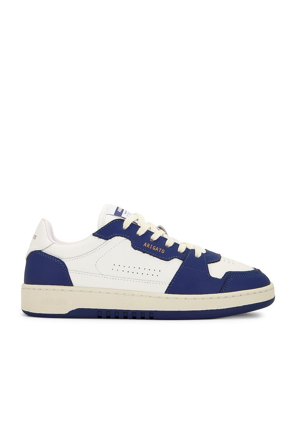 Axel Arigato Dice Lo Sneaker in White & Blue - Navy. Size 42 (also in 41, 40, 43, 44, 45). Product Image