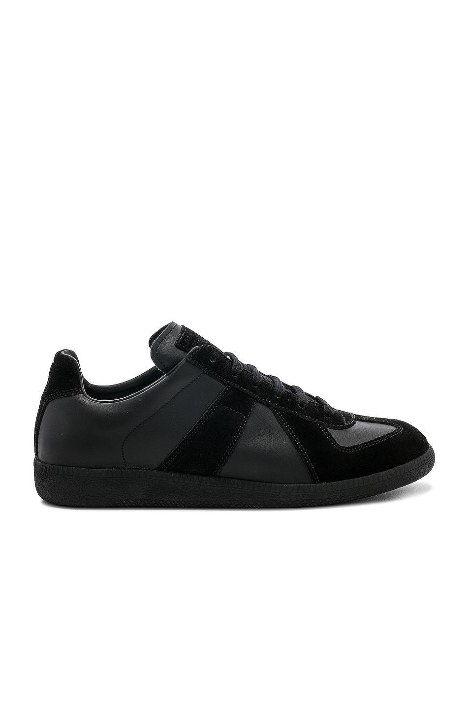 Mens Replica Leather & Suede Low-Top Sneakers Product Image