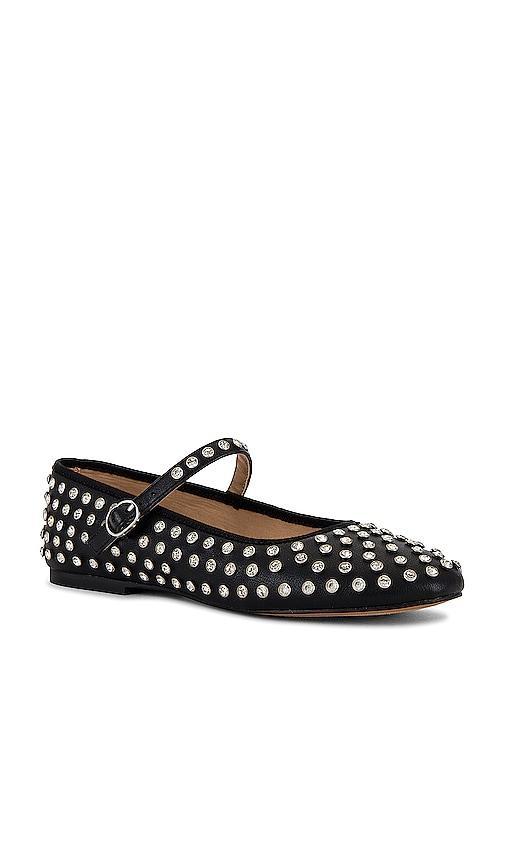 Steve Madden Vinetta-R Rhinestone Mary Jane Ballet Flats Product Image