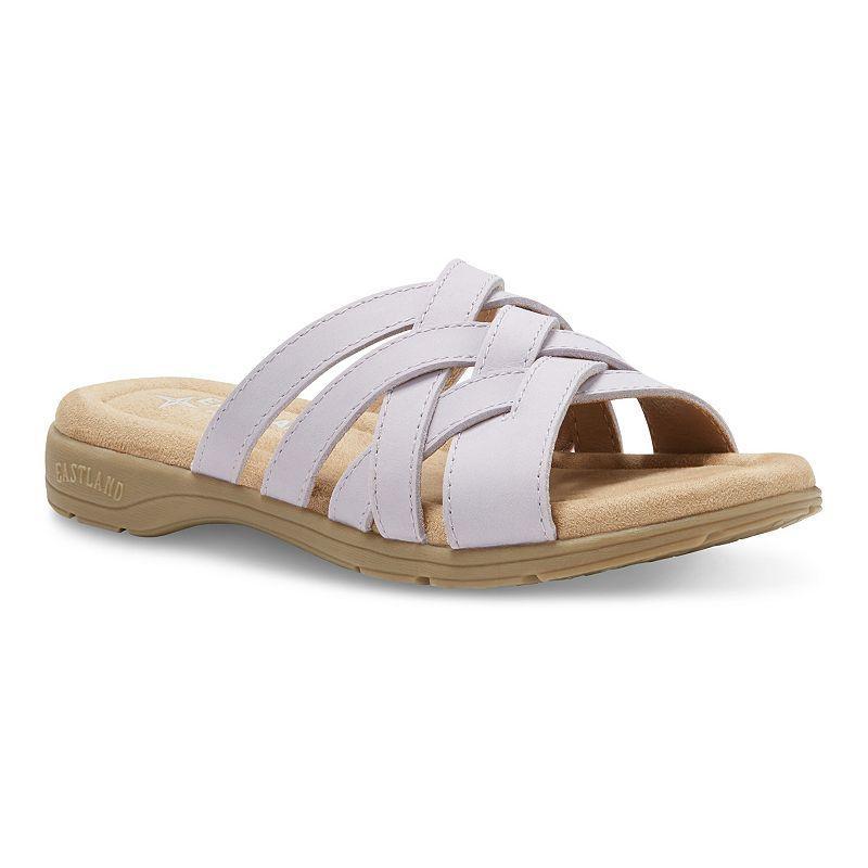 Eastland Womens Hazel Slide Sandal -NAVY NUBUC Product Image