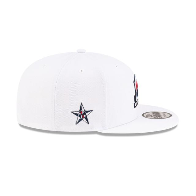 USA Basketball Optic White Sidepatch 9FIFTY Snapback Hat Male Product Image