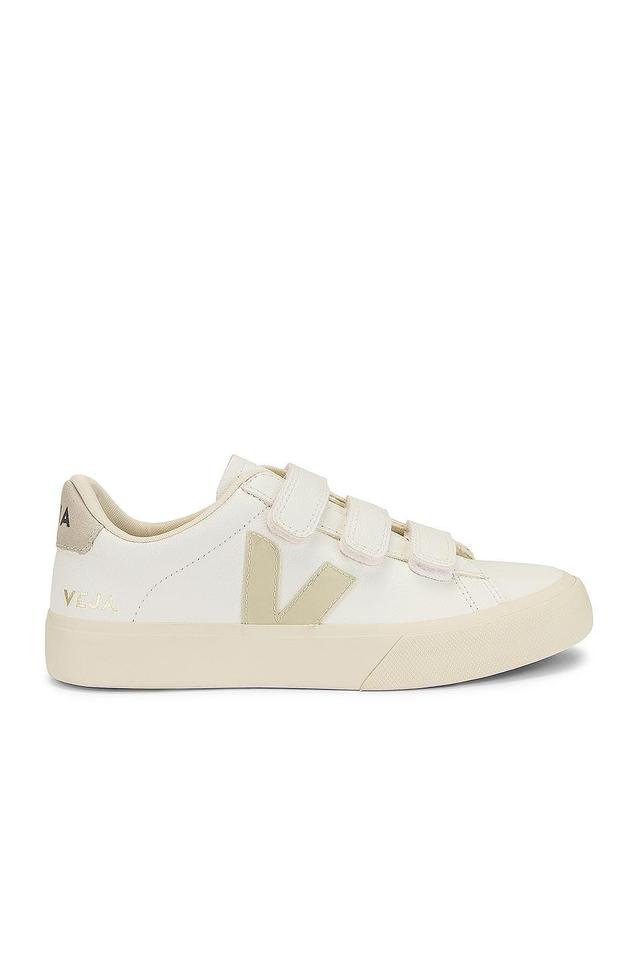 Veja Recife Logo 3-Lock Sneaker in White Product Image