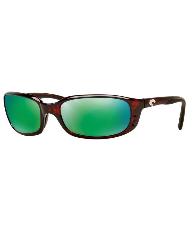 Costa Del Mar Brine 59mm Mirrored Polarized Oval Sunglasses Product Image