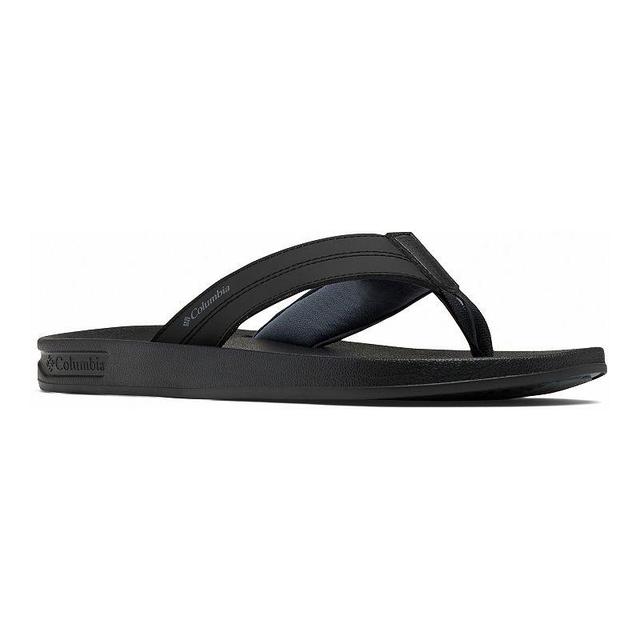 Columbia Mens Hood River Flip-Flop Sandal - Black Product Image