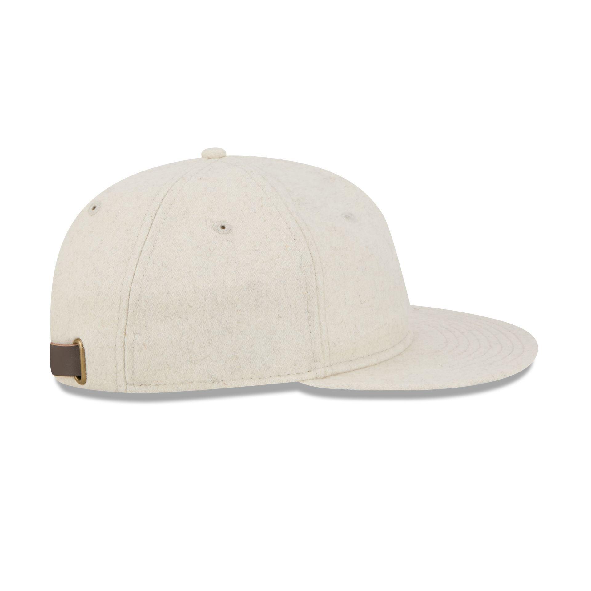 New Era Cap Heather Oatmeal Melton Wool Retro Crown 9FIFTY Adjustable Hat Male Product Image