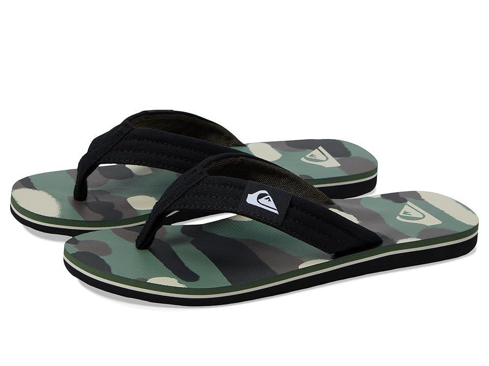 Quiksilver Molokai Layback II (Black/Brown/Green) Men's Sandals Product Image