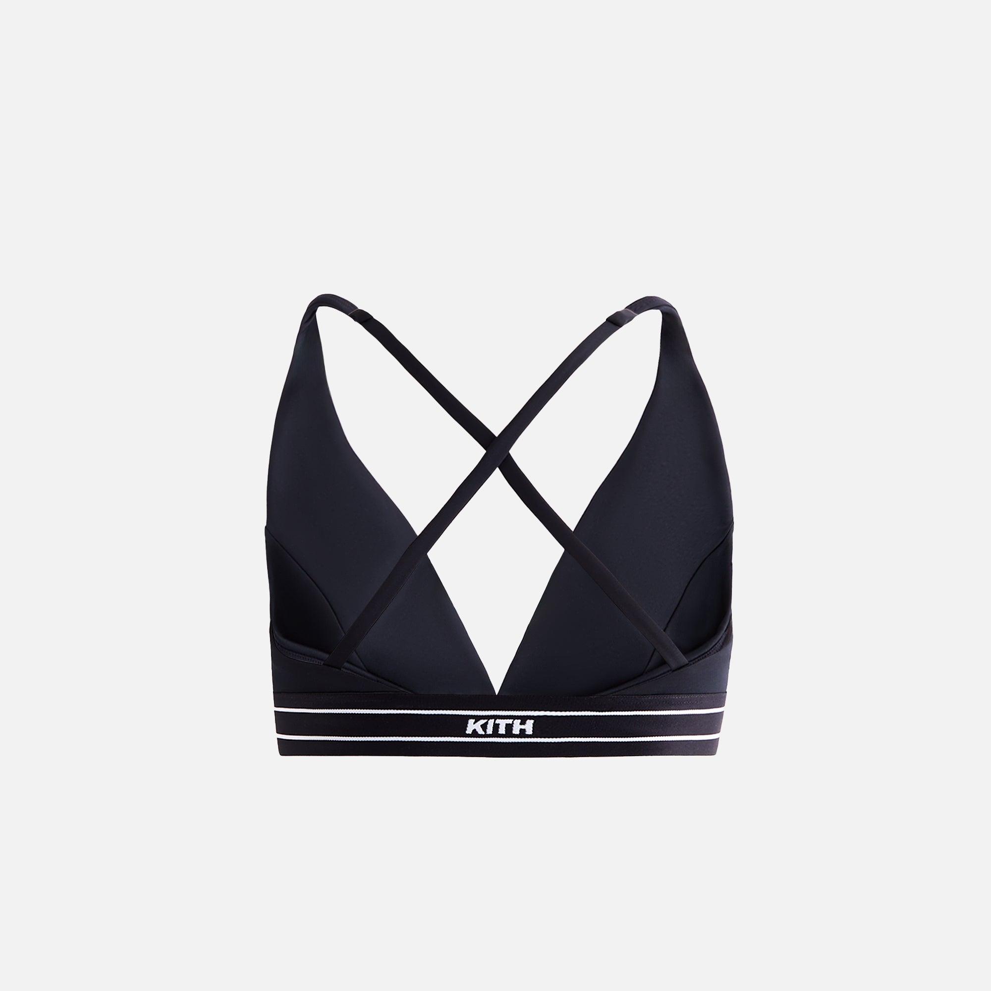 Kith Women Cay Plunge Active Bra- Black Female Product Image