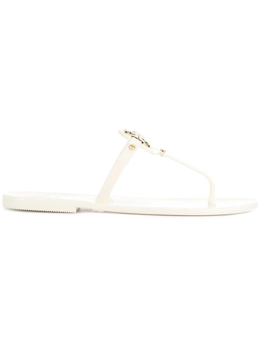 TORY BURCH Mini Miller Jelly Thong Sandals In Ivory Product Image