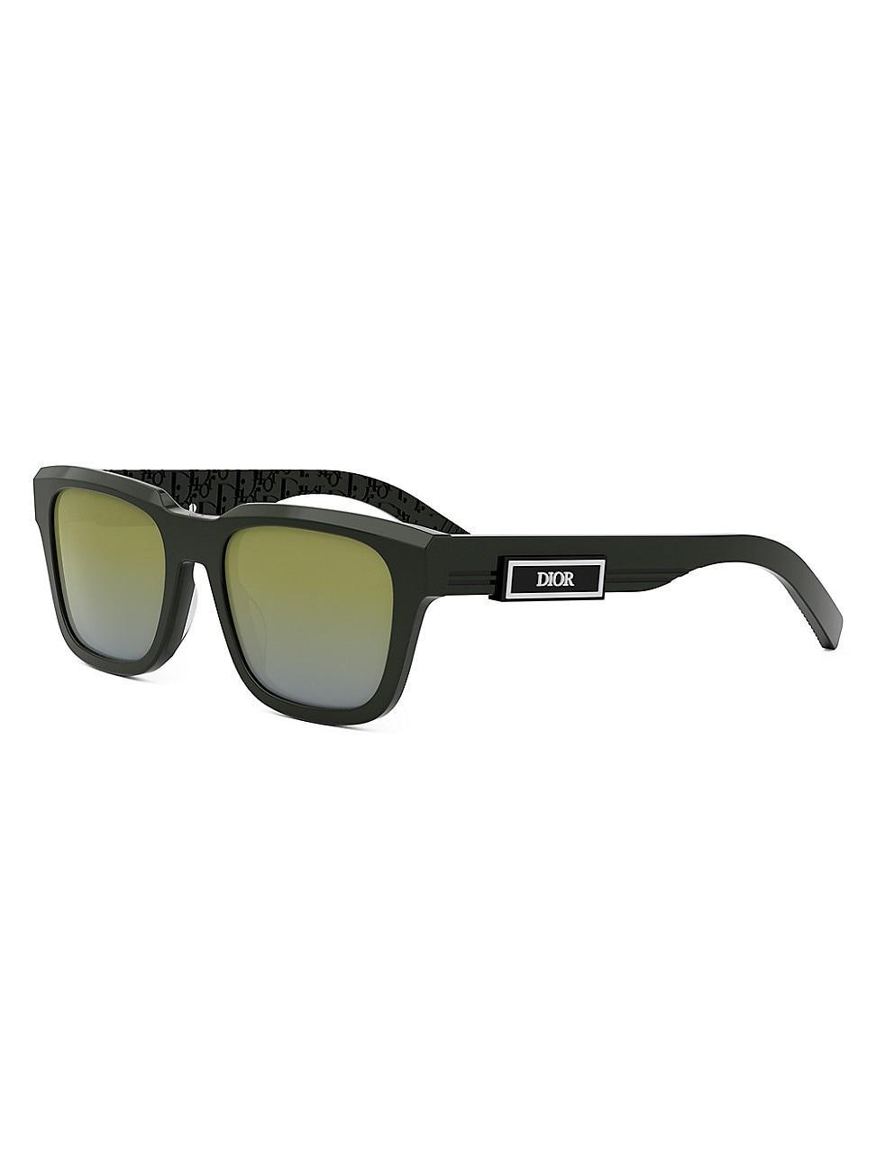 Mens DiorB23 S1I 53MM Square Sunglasses Product Image