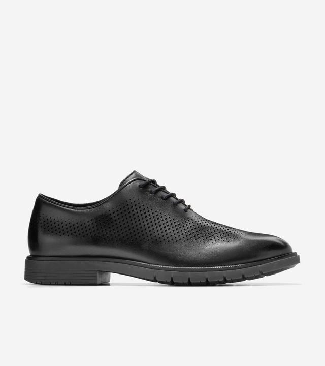 Cole Haan Mens Grandflex Dress Laser Oxfords - Black Size 7.5 Product Image