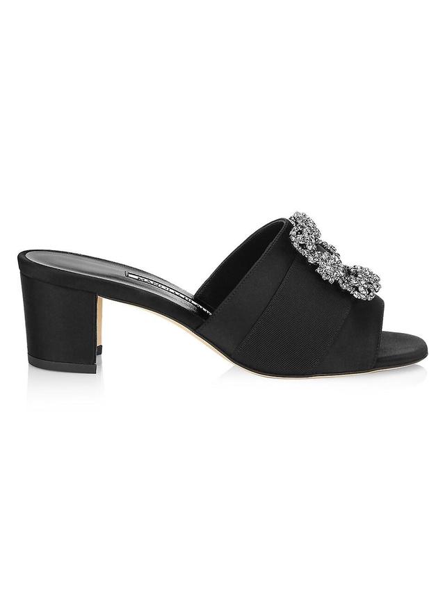 Womens Martanew 50MM Embellished Satin Mules Product Image