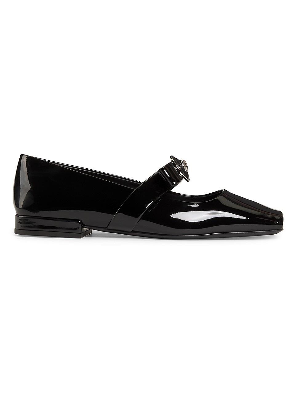 Womens Gianni Ribbon Patent Leather Mary Janes Product Image