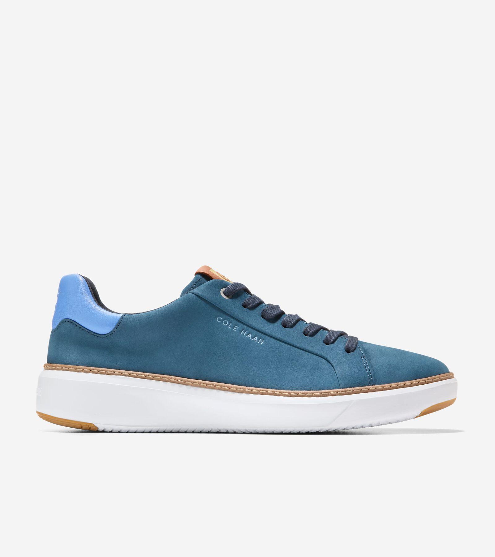 Cole Haan Mens GrandPr Topspin Leather Sneakers Product Image