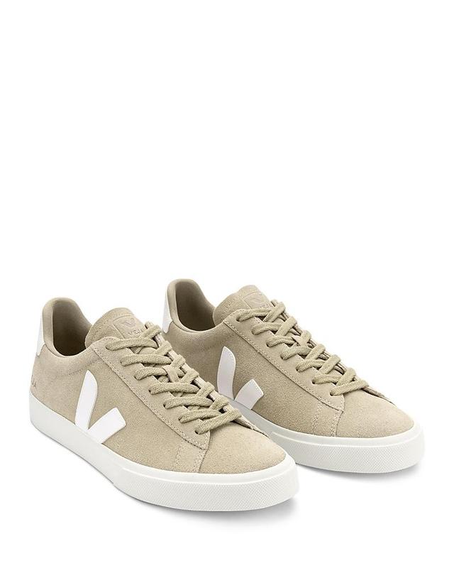 Veja Mens Campo Low Top Leather Sneakers in Dune Product Image