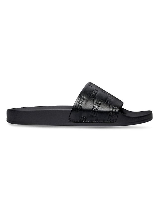 Mens Pool Slide Sandals BB Monogram Product Image