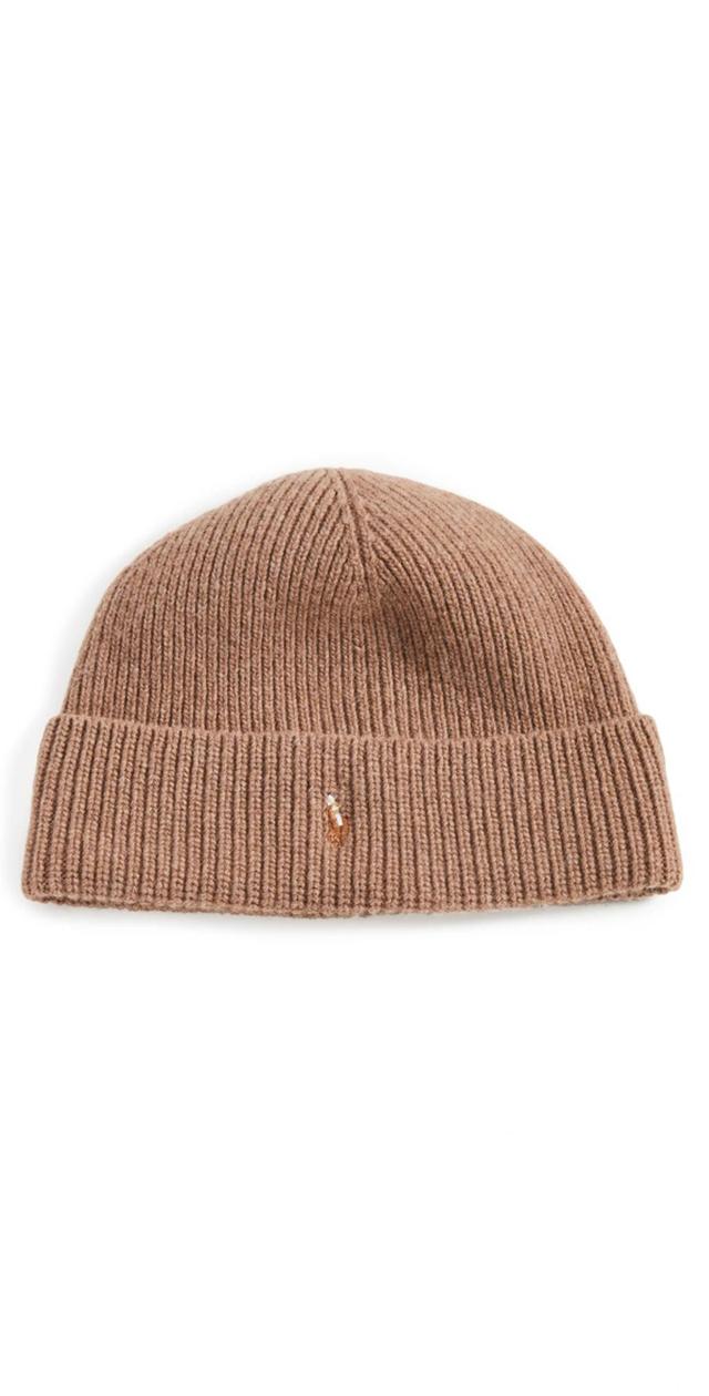 POLO RALPH LAUREN Men's Signature Cuff Hat In Brown Product Image