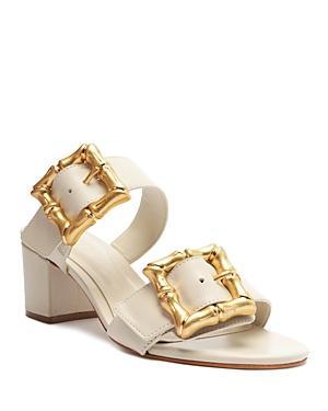 Schutz Womens Enola Double Buckle Block Heel Sandals Product Image