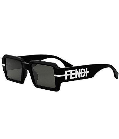 FENDI Womens Fendigraphy 52mm Geometric Rectangular Sunglasses Product Image