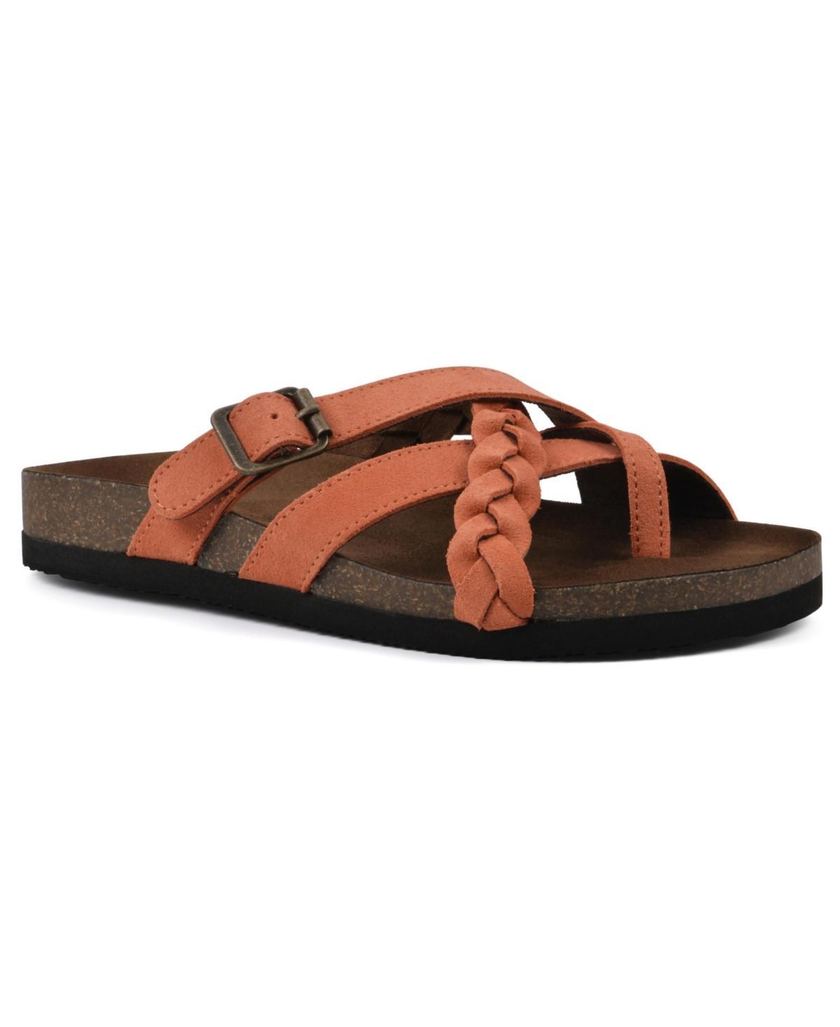 Womens White Mountain Harrington Footbed Slide Sandals Product Image