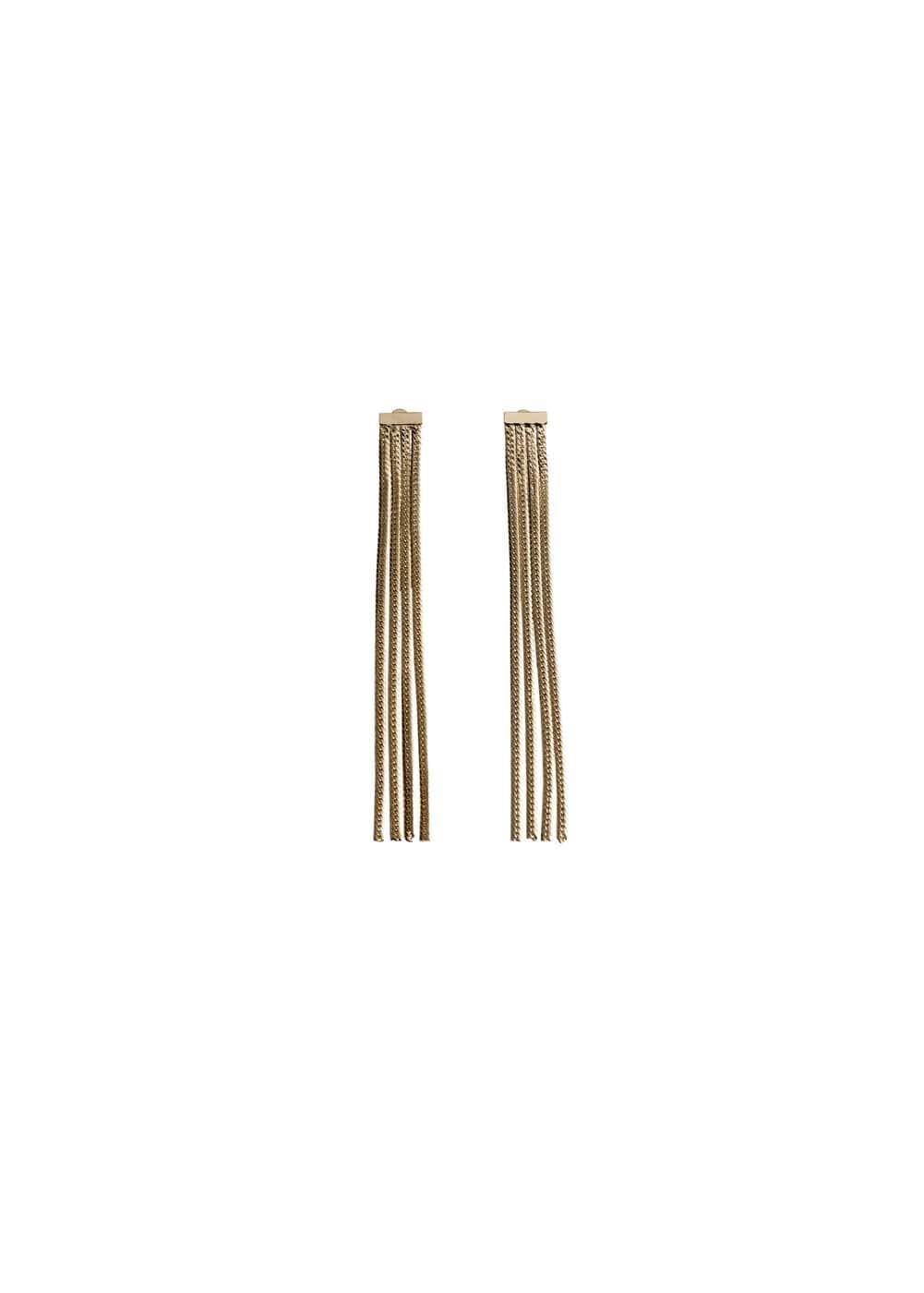 MANGO - Long star earrings - One size - Women Product Image