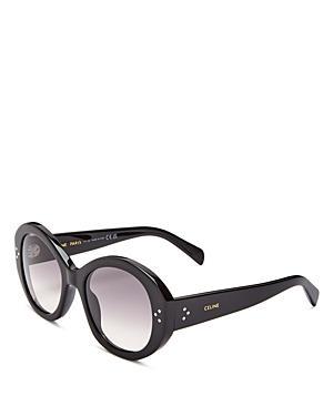 CELINE Bold 3 Dots 53mm Polarized Gradient Round Sunglasses Product Image