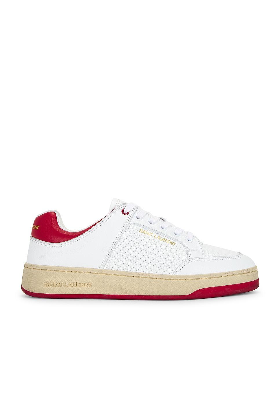 Saint Laurent 61 Sneaker in White Product Image