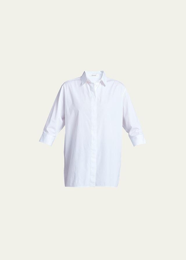 Womens Elada Cotton Poplin Shirt Product Image