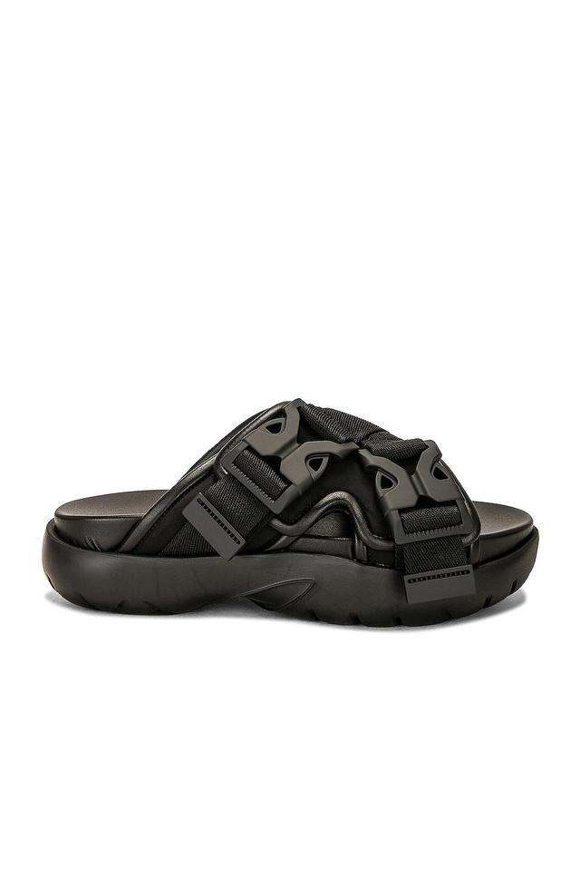 Bottega Veneta Slide Sandal in Black - Black. Size 40 (also in 36, 37, 38, 39, 41). Product Image