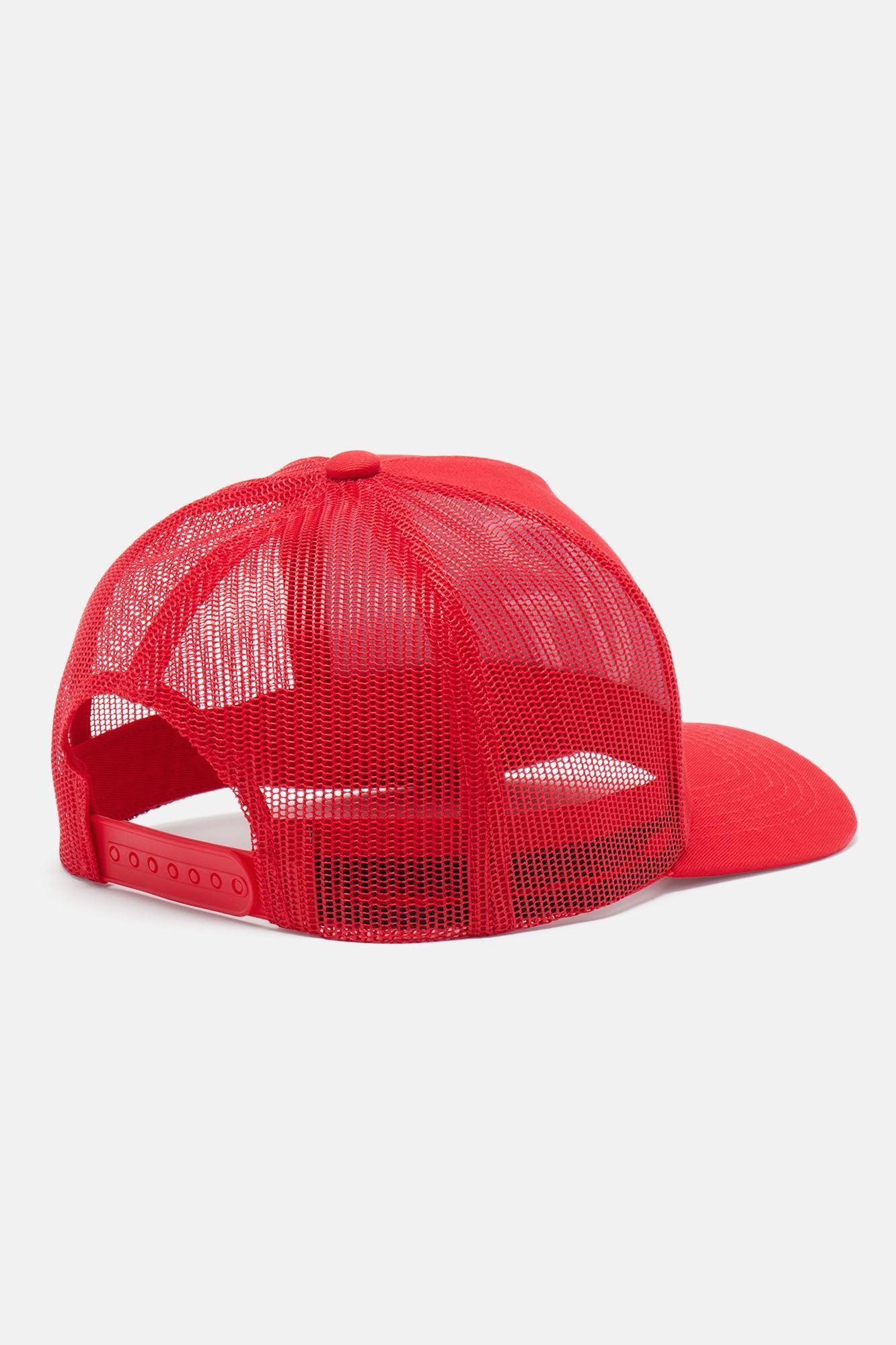 Georgia Twill Trucker Hat - Red Product Image