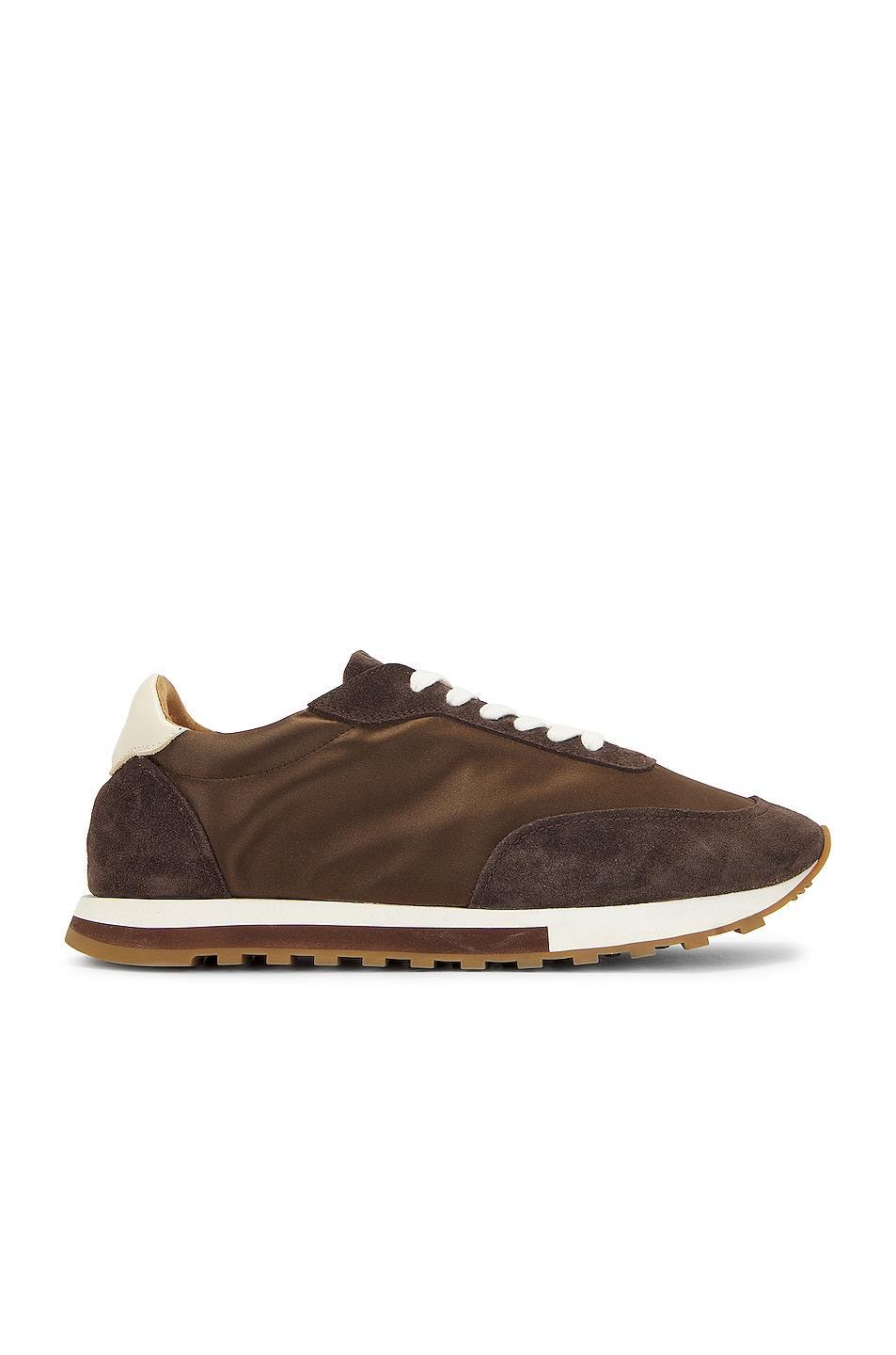 The Row Owen Runner Sneaker in Brown Product Image